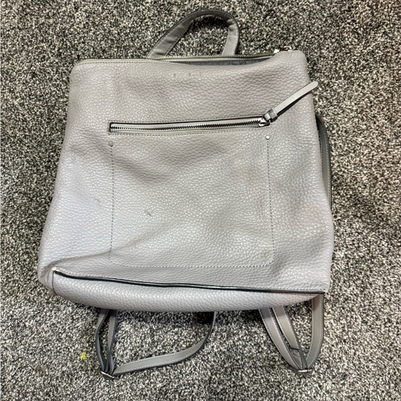Fiorelli faux leather Gray Textured/pebbled Backpack - see all pictures! main image 5